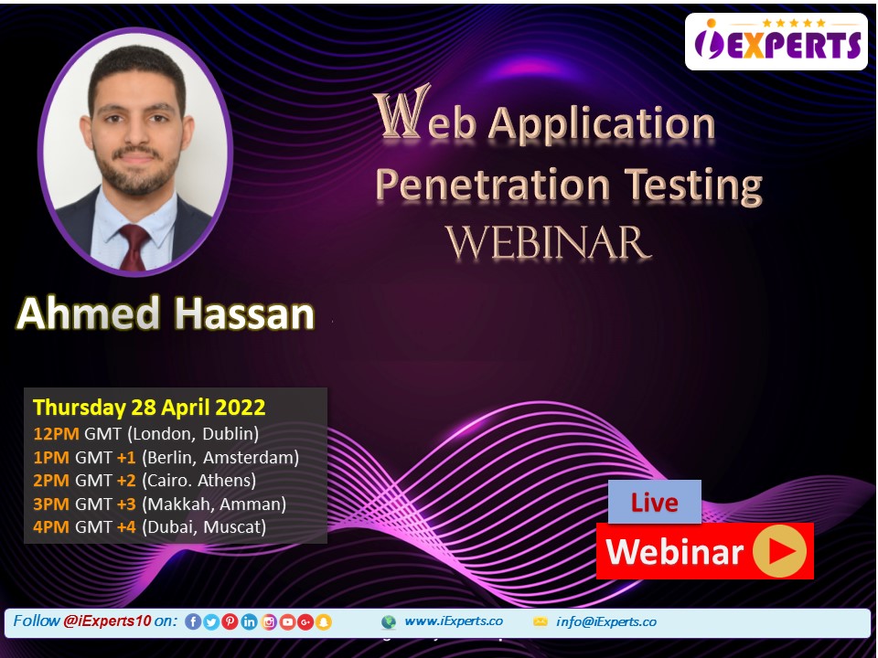 Web Application Penetration Testing Webinar